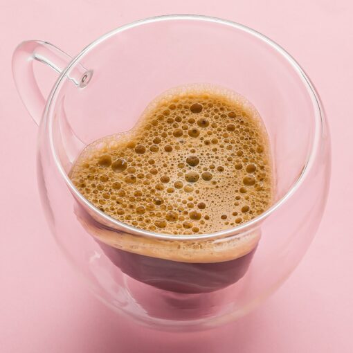 Чаша за Кафе с Двойно Дъно и Сърце